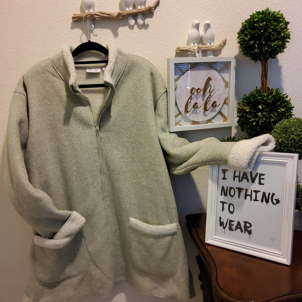 Denim & Co Fleece 3X